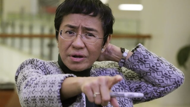 Maria Ressa, die Gründerin und Chefin der philippinischen Nachrichtenplattform «Rappler». 