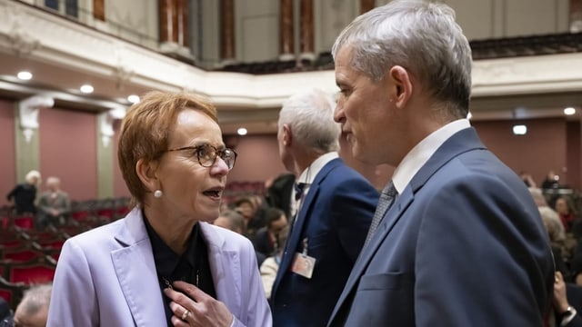 Herzog und Jans feiern ihr Ständeratspräsidium im Stadtcasino Basel, 6.12.2023 