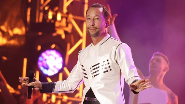 DJ BoBo an einem Konzertauftitt