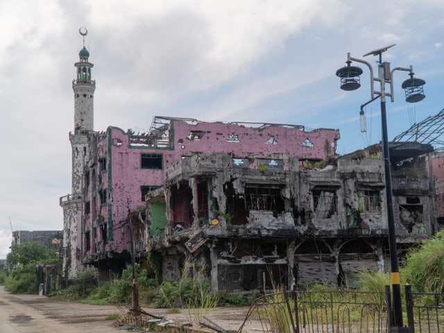 Zerstörte Moschee