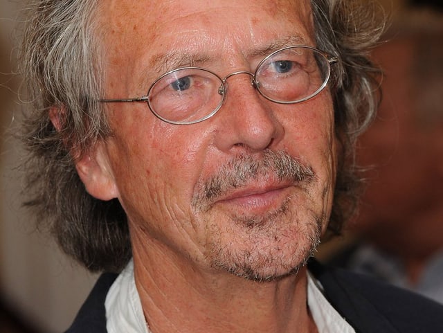 Portrait des Schriftsteller Peter Handke. 