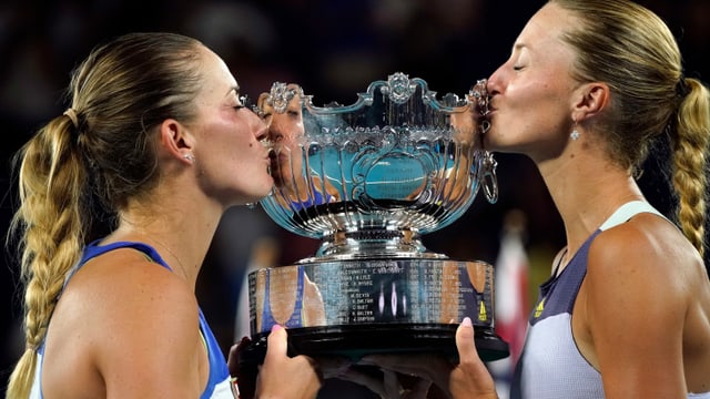 Kiki Mladenovic and Timea Babos.