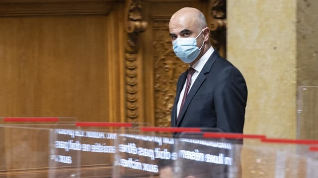 Alain Berset im Parlament