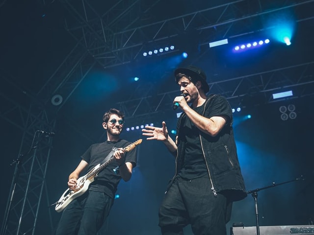 Zian auf der Bühne am Heitere Open Air