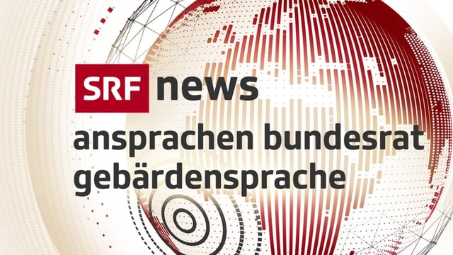 Keyvisual für Ansprachen des Bundesrats in Gebärdensprache