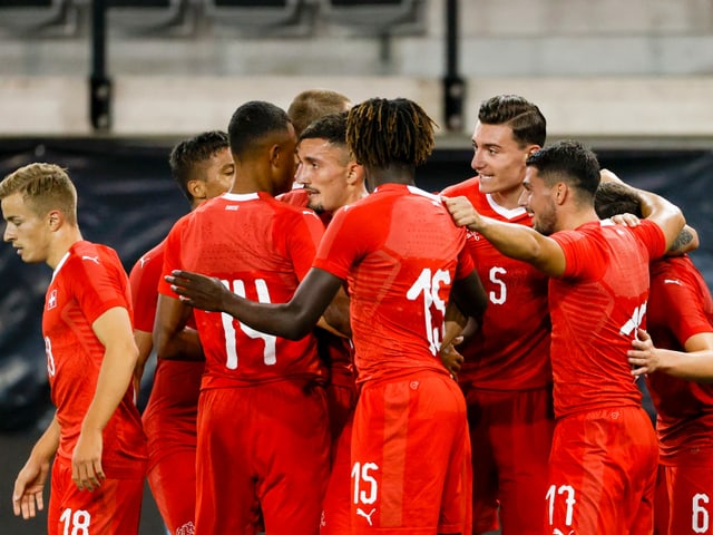 The Swiss Under-21 beat Slovakia 4-1 in qualifying for the European Championship.