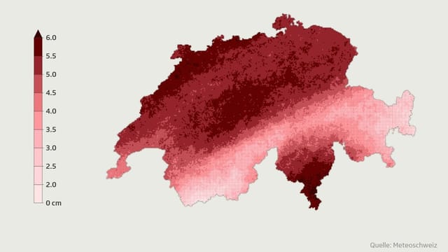 Hagelkarte des Bundes zeigt, welche Regionen besonders gefährdet sind