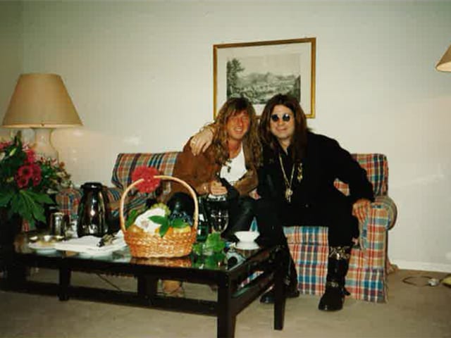 Ralph Wicki mit Ozzy Osbourne