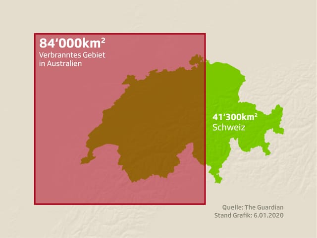 Karte der Schweiz