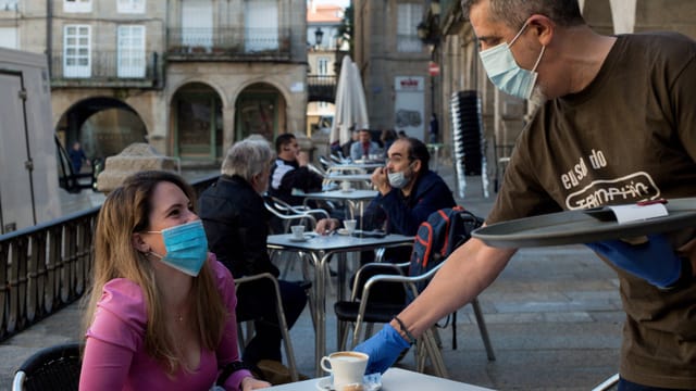 Cafe in Ourense, Galicia