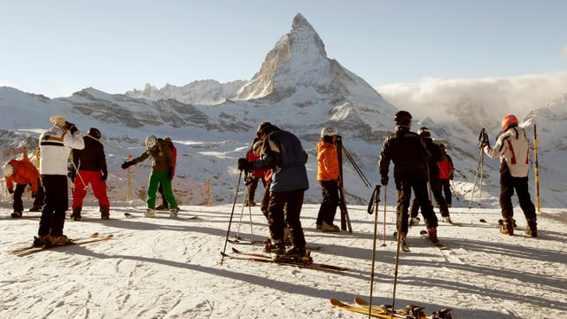 Zu sehen Zermatt.