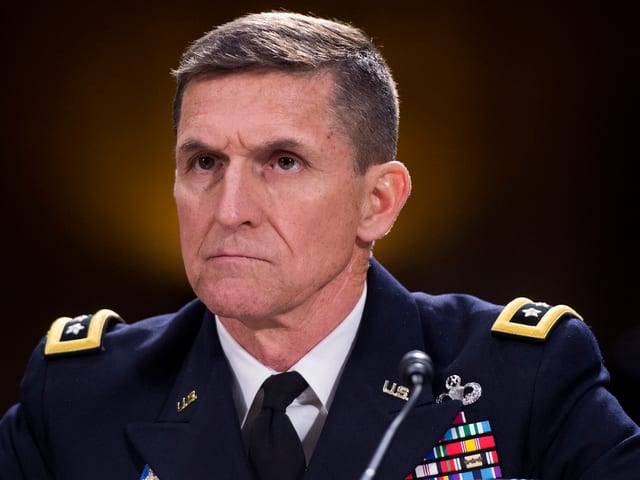 Zu sehen ist der amerikanische General Michael Flynn.