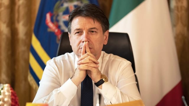 Der ehemalige parteilose Ministerpräsident Giuseppe Conte