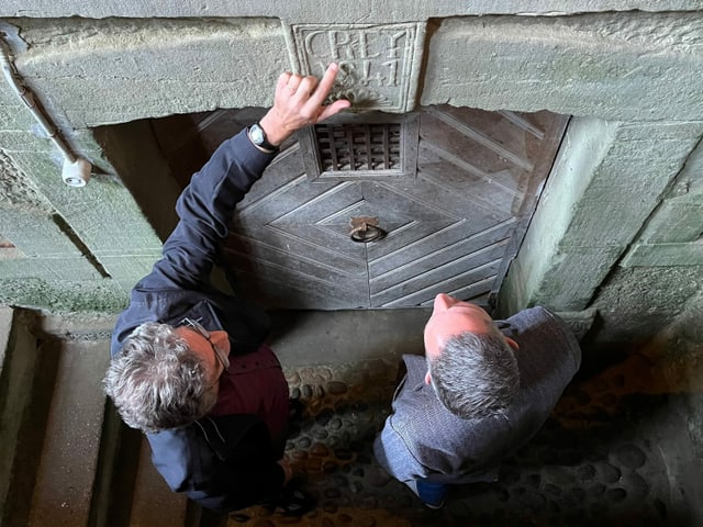 Innschrift in Bauernhaus