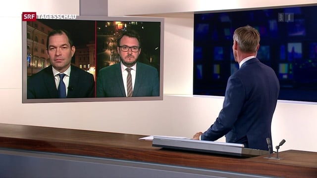 «Tagesschau»-Moderator im Gespräch mit SRF-Auslandkorrespondenten