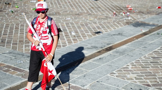 Enttäuschter FC Sion Fan