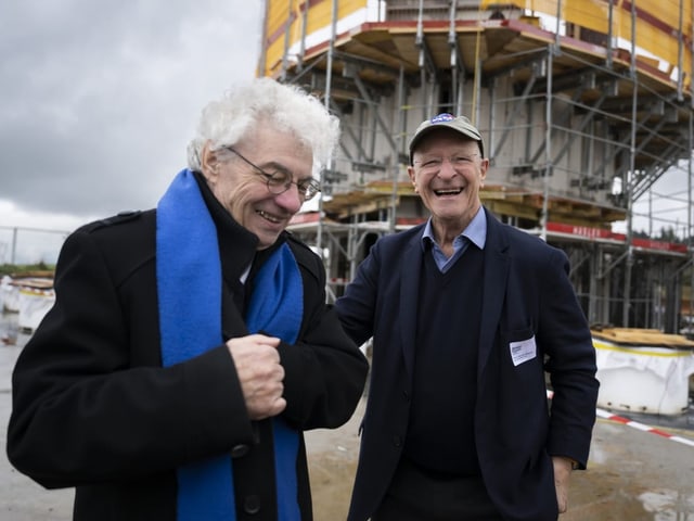 Mario Botta und Claude Nicollier