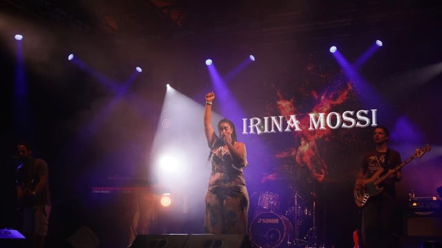 Foto von einem Auftritt von Irina Mossi