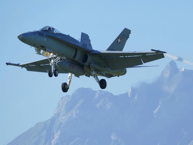 Kampfjet F/A-18.