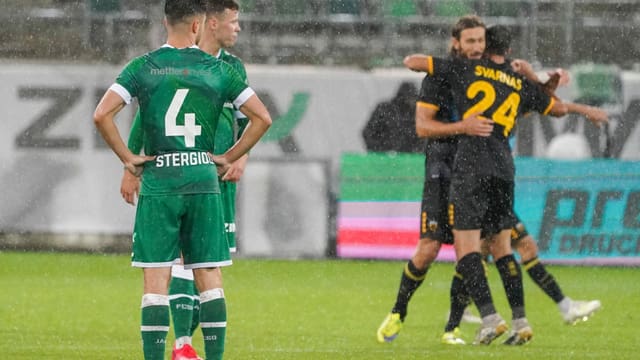 2 St. Gallen after losing to AEK Athens.