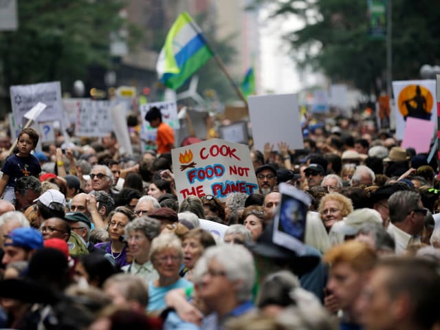 Bild eines Demonstrationszugs