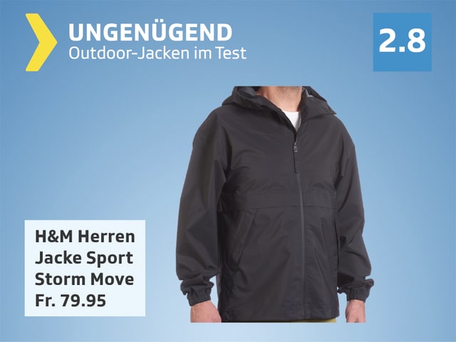 Platz 11, H&M, Herren-Jacke Sport Storm Move