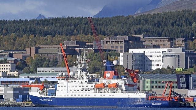 Der deutsche Eisbrecher «Polarstern» 