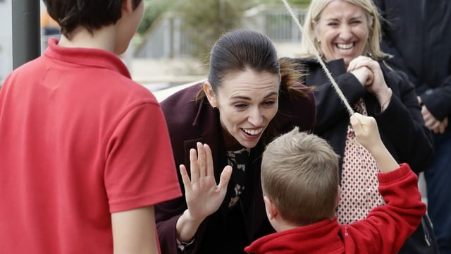 Jacinda Ardern.