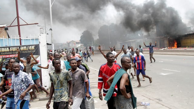 Demonstrationen in Kinshasa.