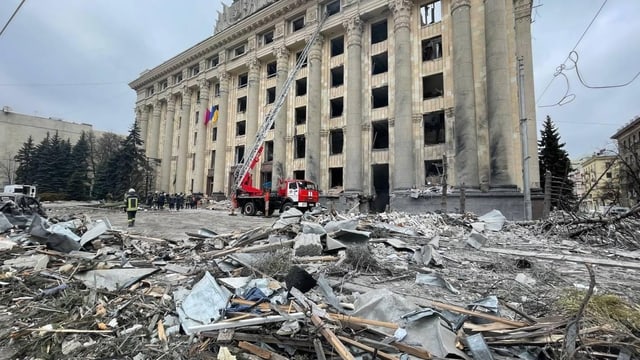 Zerstörung in Charkiw