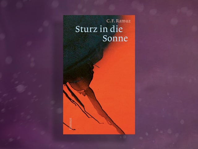 Buchcover, das auf abstraktem schwarz-roten Hintergrund in weisser Schrift Titel und Autorenname zeigt.