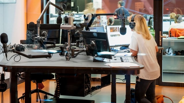 Studio in der Radio Hall