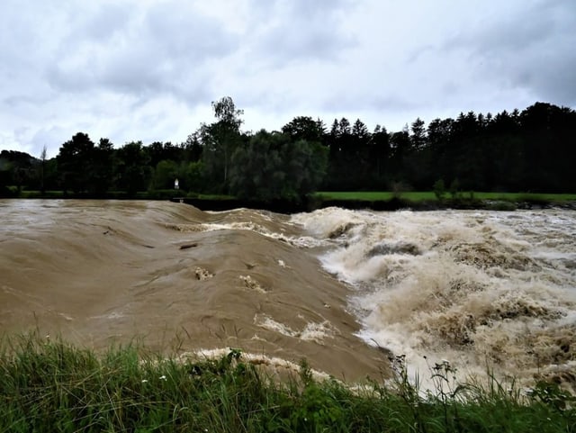 Viel Wasser fliesst die Thur herab