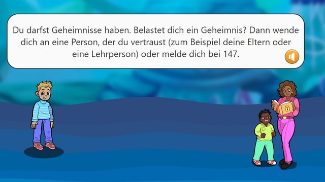 Szene aus der Kinderrechts-App «Kidimo»