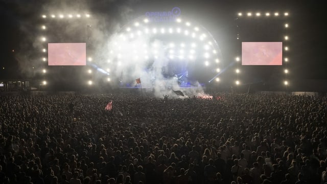 Solche Bilder gibt es in der Schweiz frühestens 2021 wieder. (Openair St. Gallen 2019)