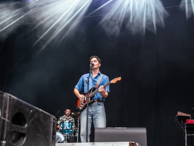 Andryy auf der Bühne am Openair Gampel