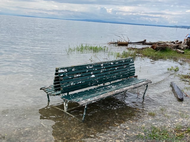 Hochwasser am Bodensee