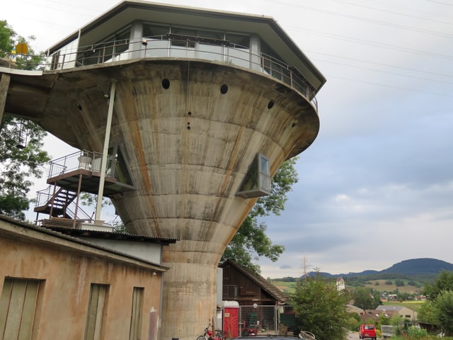 Silo des Bergwerks Herznach.