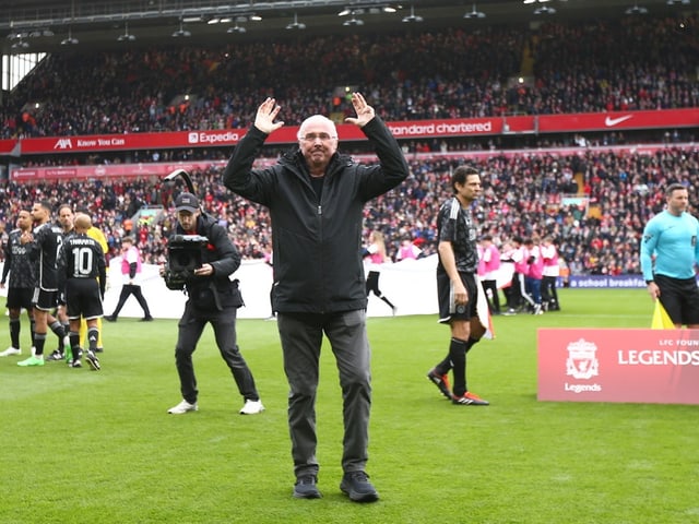 Sven-Göran Eriksson an der Anfield Road.