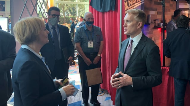 Senator James Lankford bei einem Interview