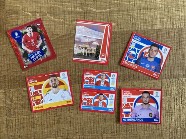 Die neuen Topps-Bilder.