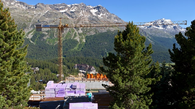 Baustelle St. Moritz