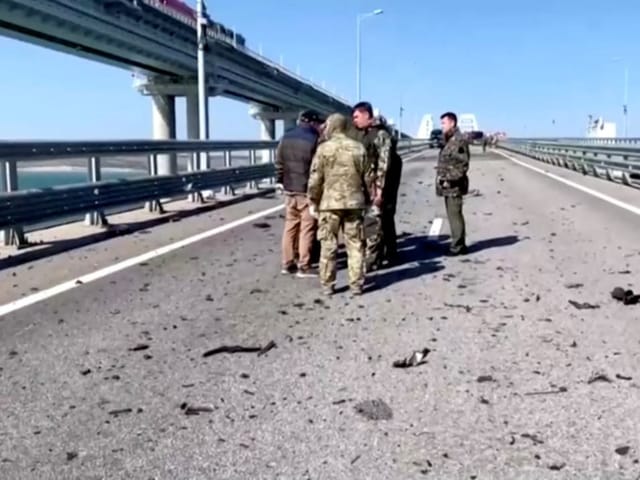 Krim Brücke Zerstört «das Ist Ein Ungeheurer Schlag Gegen Russland