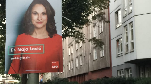 Maja Lasić, Wahlplakat