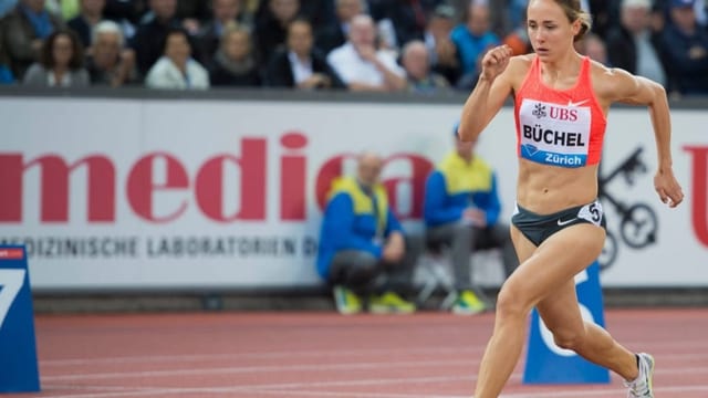 Auf dem Bild ist Selina Rutz-Büchel beim Sport zu sehen.