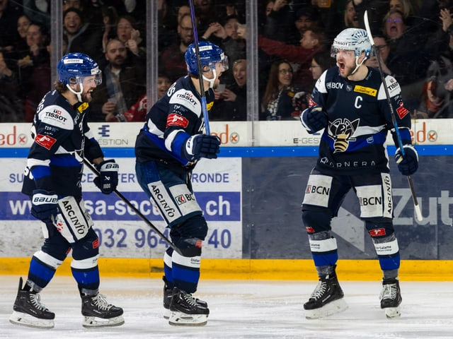 Die Spieler von La Chaux-de-Fonds.