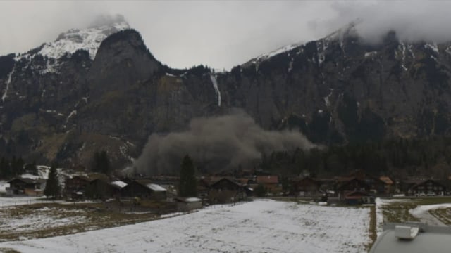 Felssturz bei Kandersteg