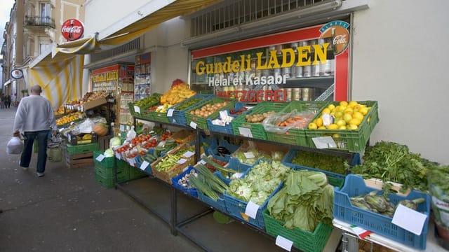 Turkish neighborhood shop.