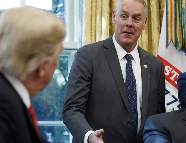 Der Innenminister der USA, Ryan Zinke