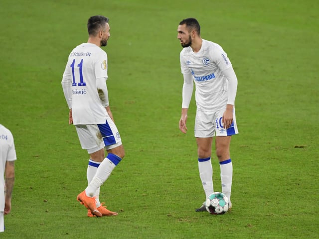 Vedad Ibisevic and Nabil Bentaleb.